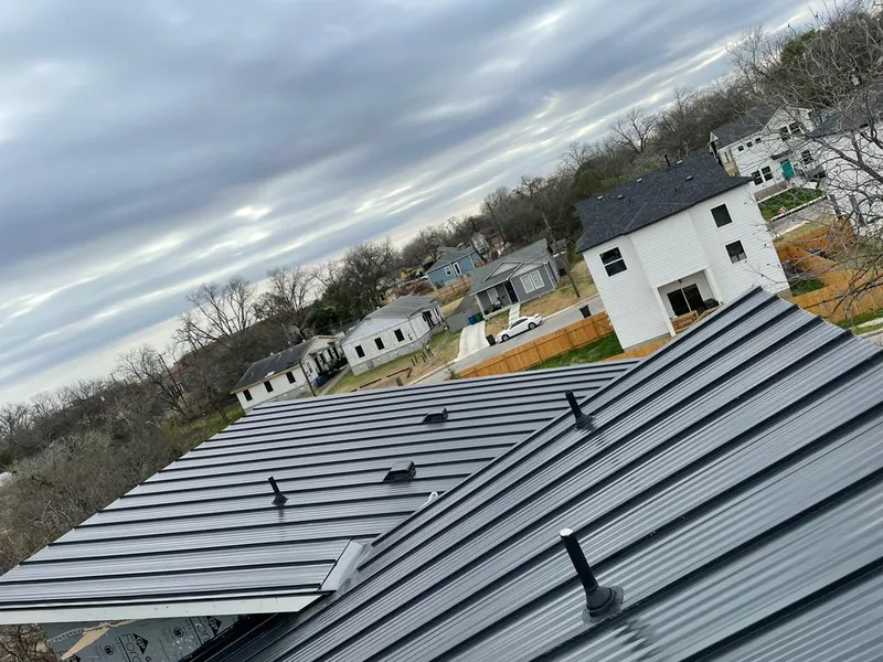 Standing seam metal roof panels with vents for Skylight Repair in Spotsylvania Courthouse